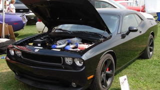 Blacked-Out Vortech-Supercharged Challenger Gives Us The Vapors